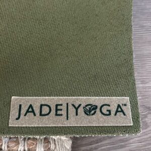 Jade rubber 6mm yoga mat 67” long x 24” wide.